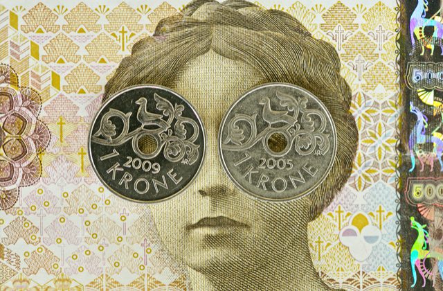 norwegian krone to pound