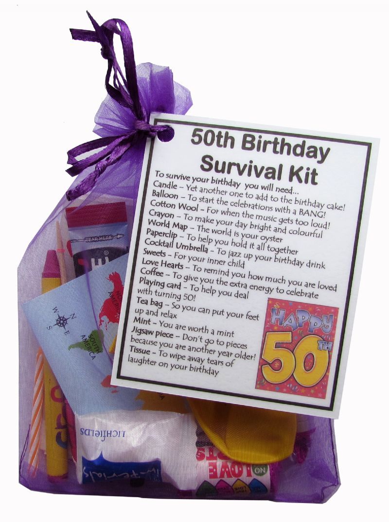 novelty 50th birthday gifts for her