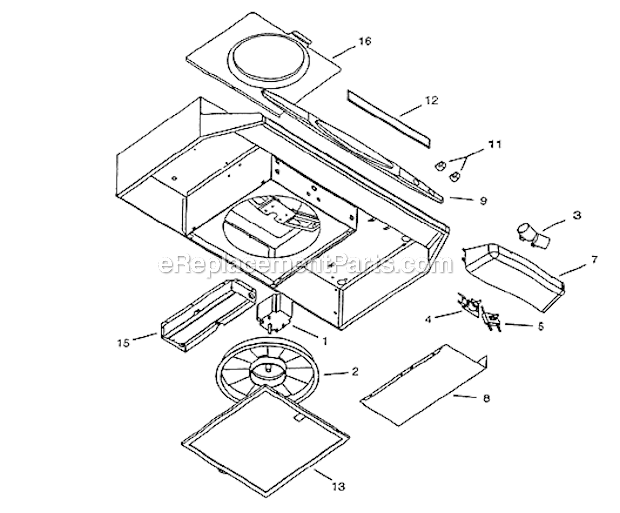 nutone range hood parts