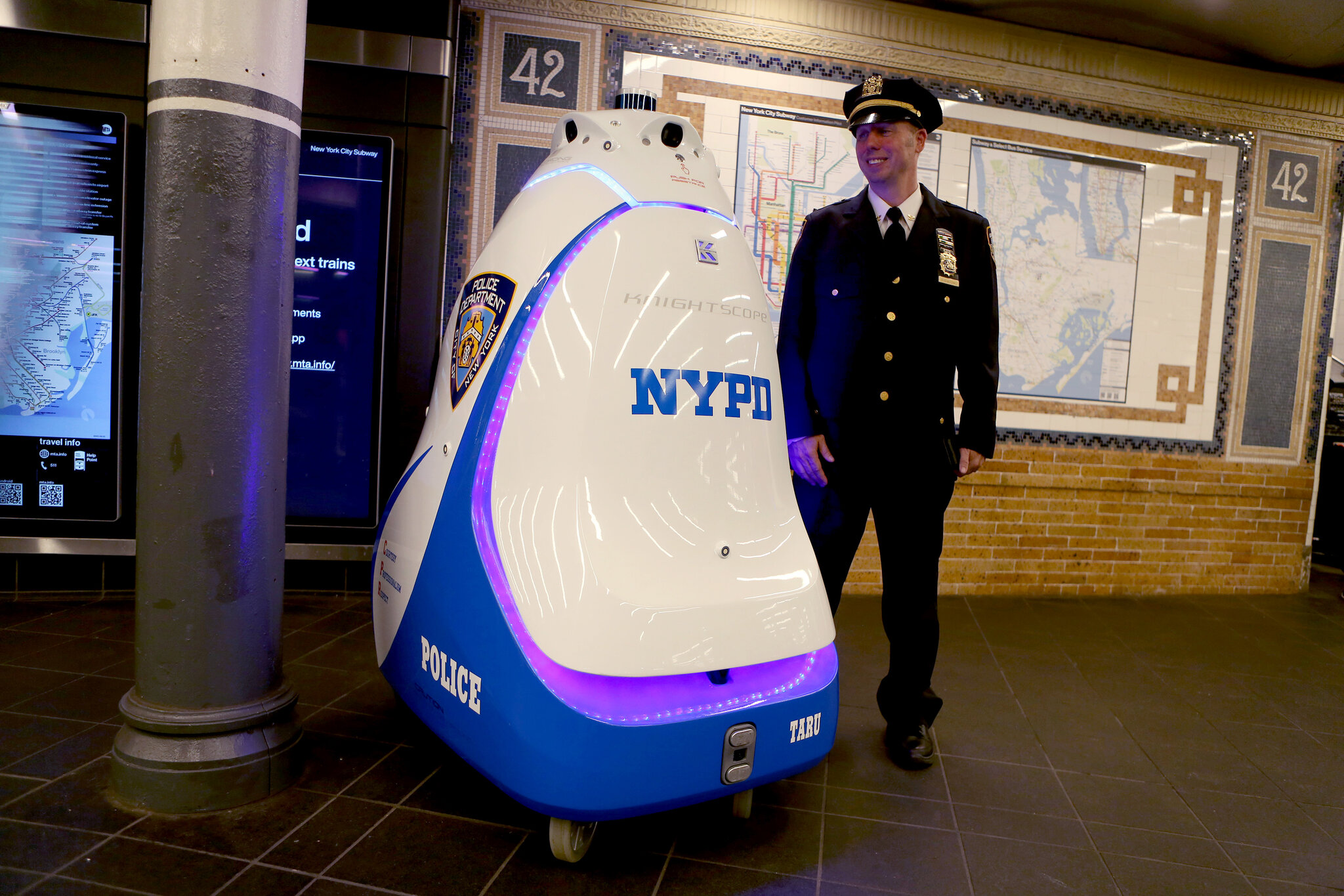 nypd robot toilet