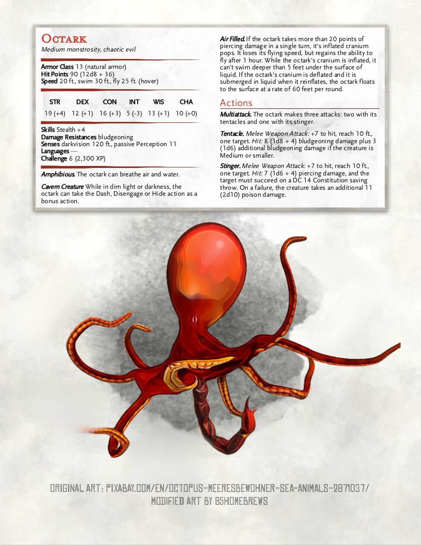 octopus 5e