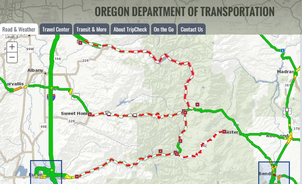 odot roads closed