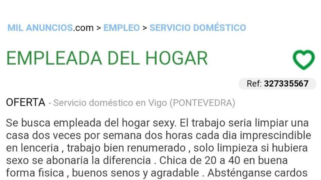 ofertas empleo servicio domestico