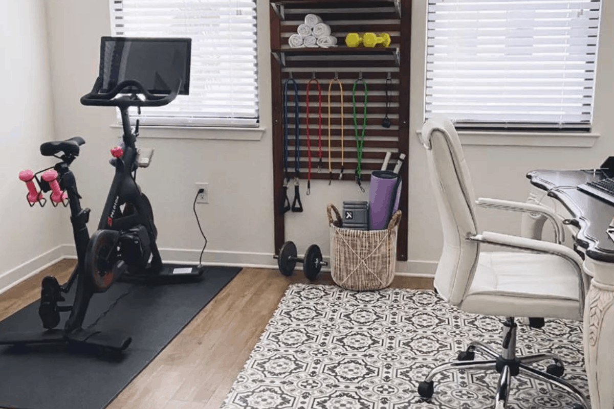 office and workout room ideas