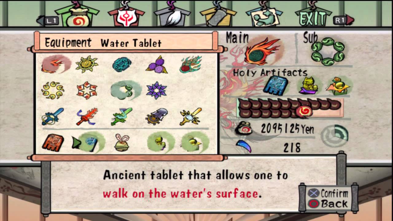 okami water tablet