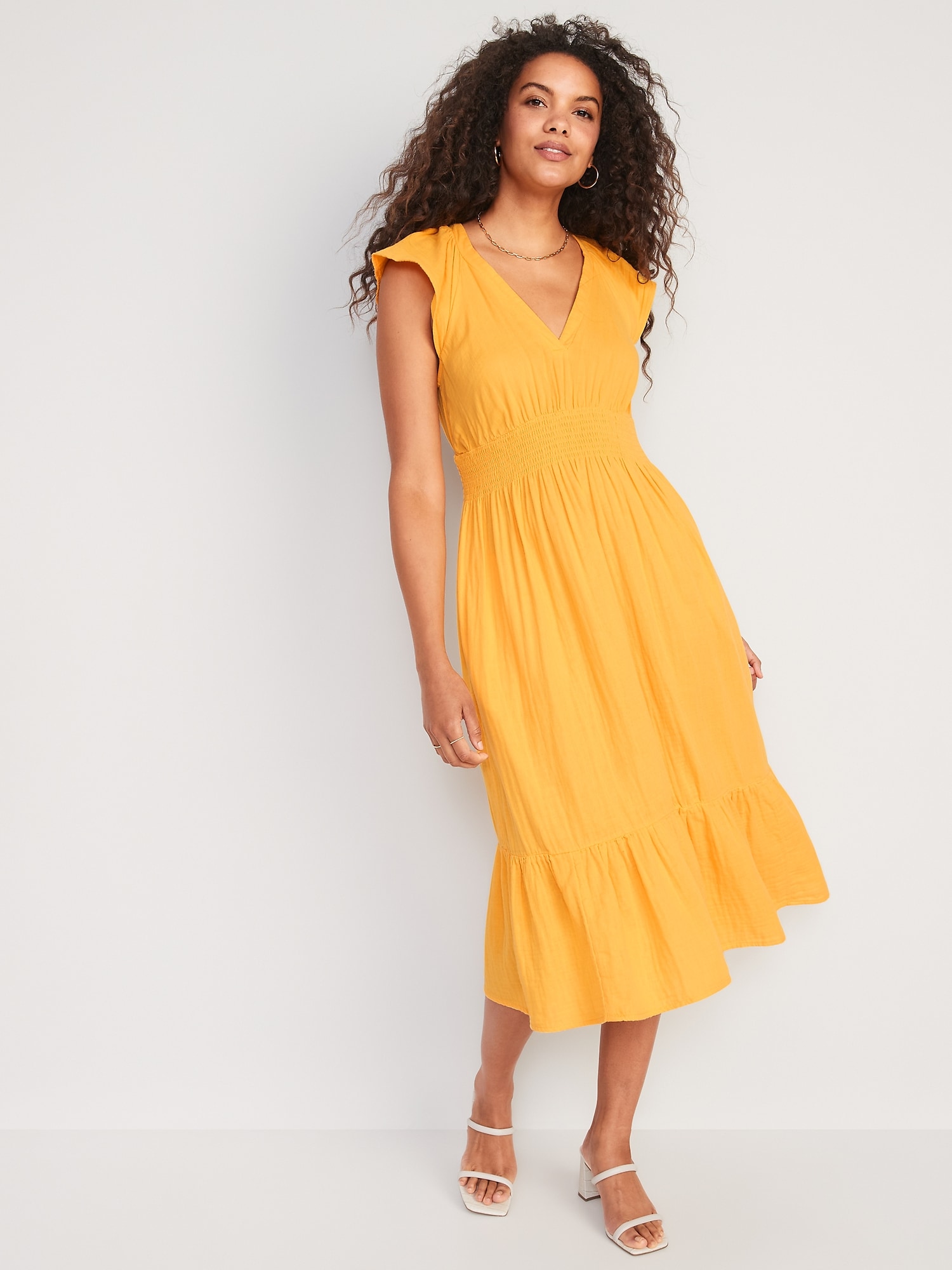 old navy yellow dress