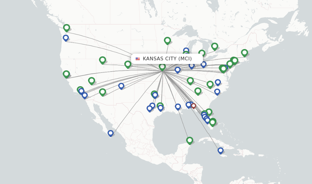 one way flights to kansas city