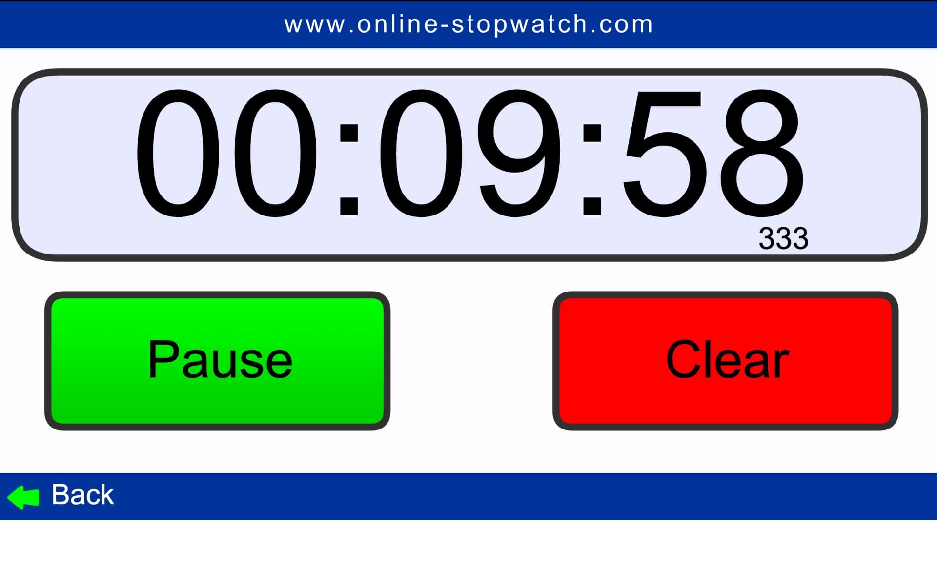 online countdown stopwatch