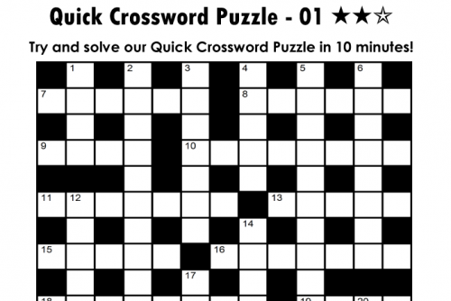 online quick crossword