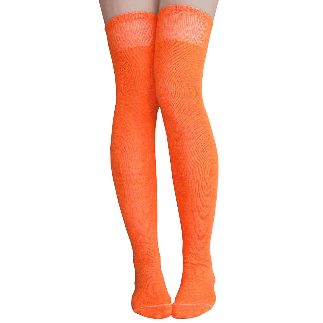 orange knee high stockings