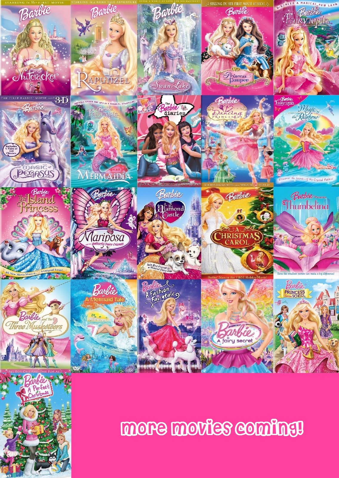 orden de las peliculas de barbie