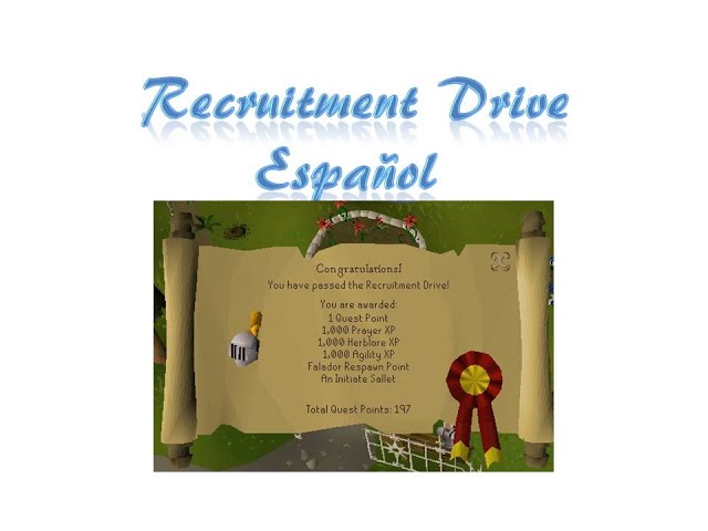 osrs recruitment drive