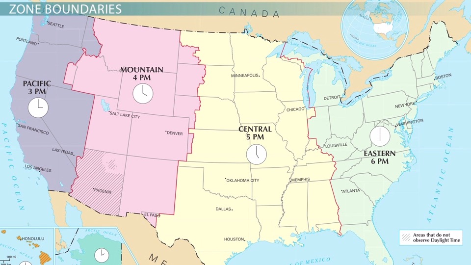 pacific daylight time vs pacific standard time