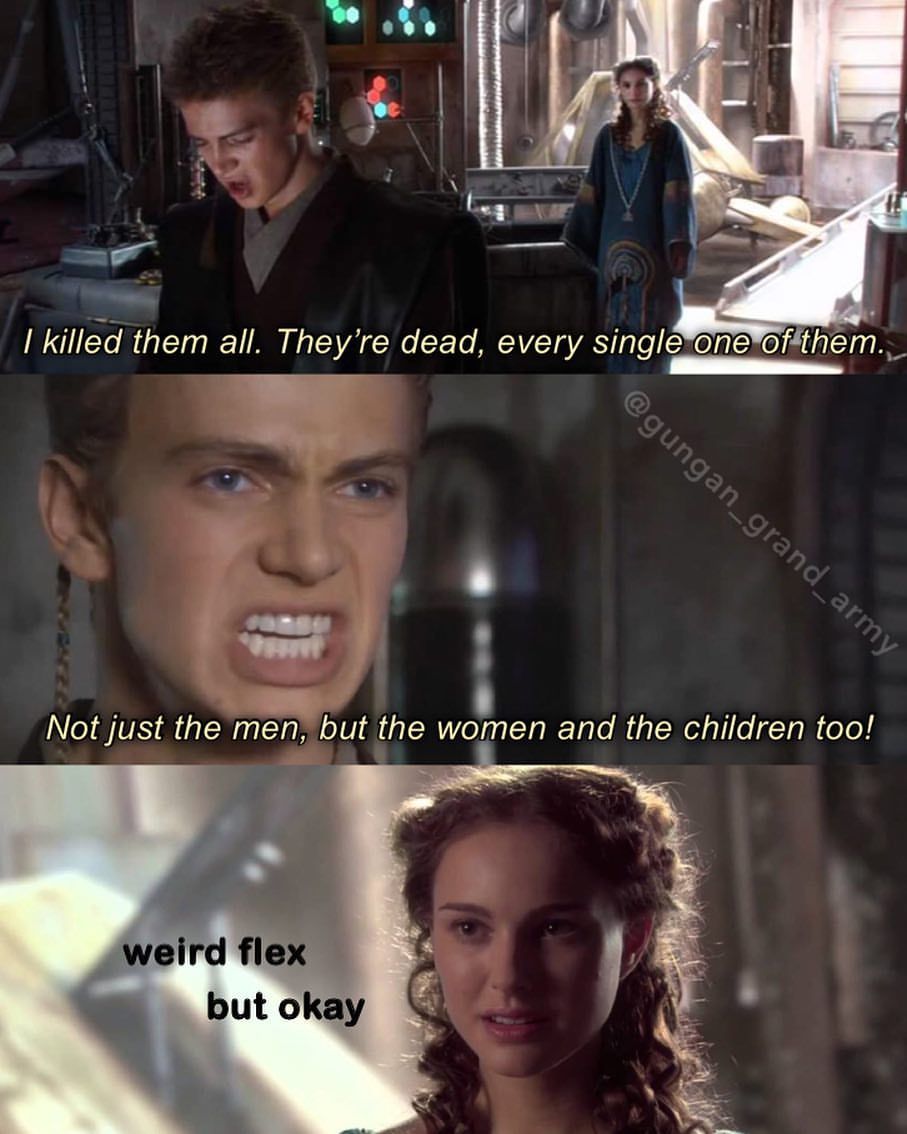 padme anakin meme