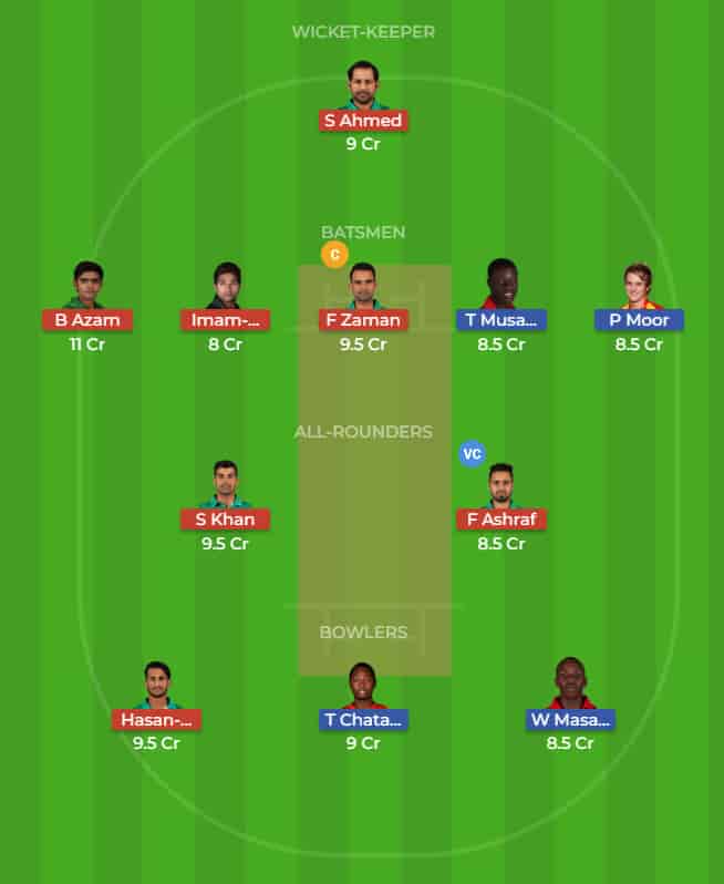 pak vs zim dream11 prediction today match