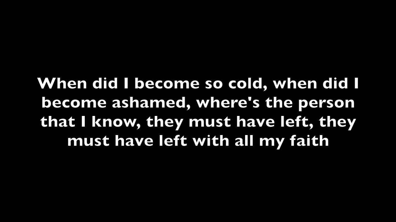 paralyzed lyrics