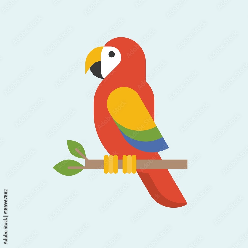 parrot vector