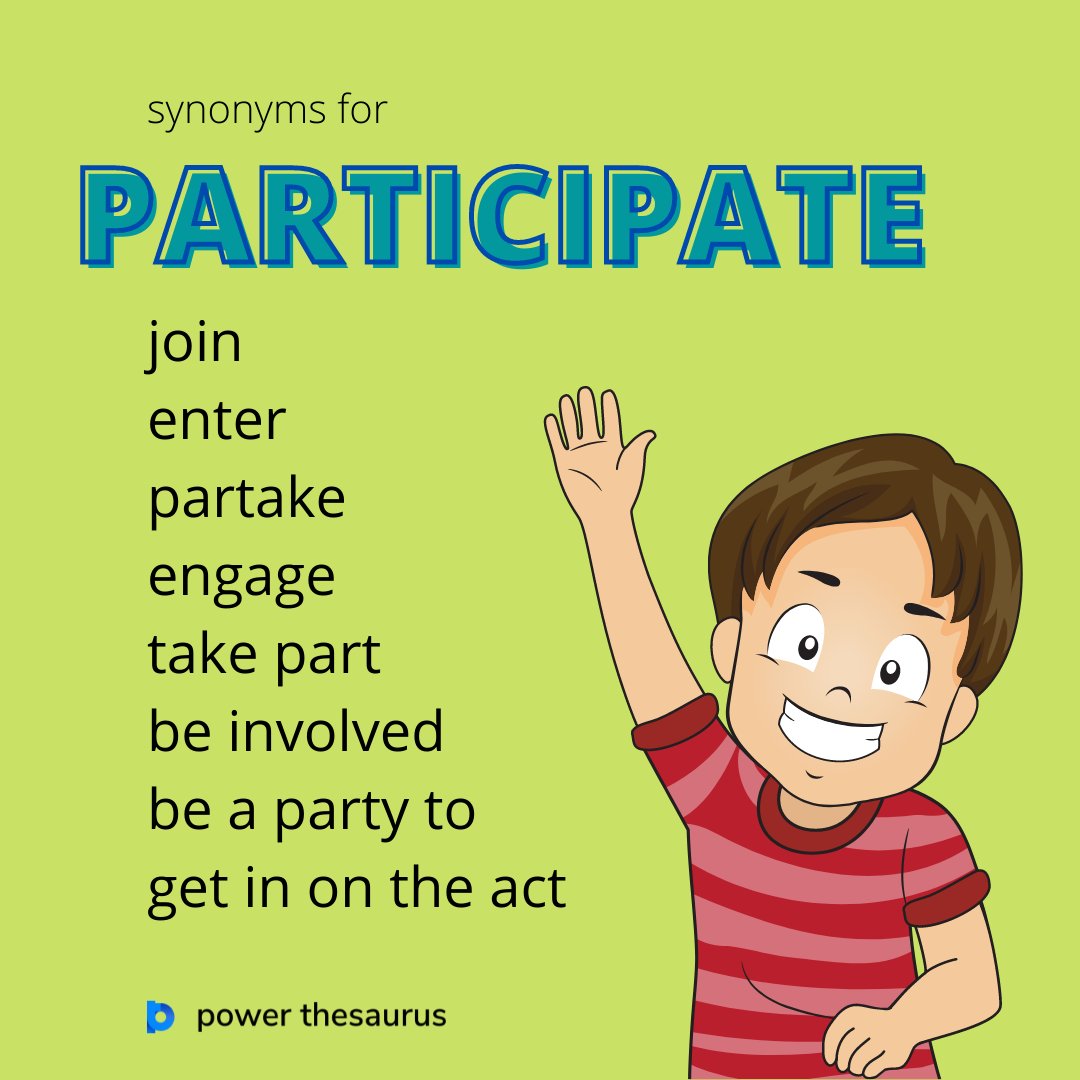 participate syn