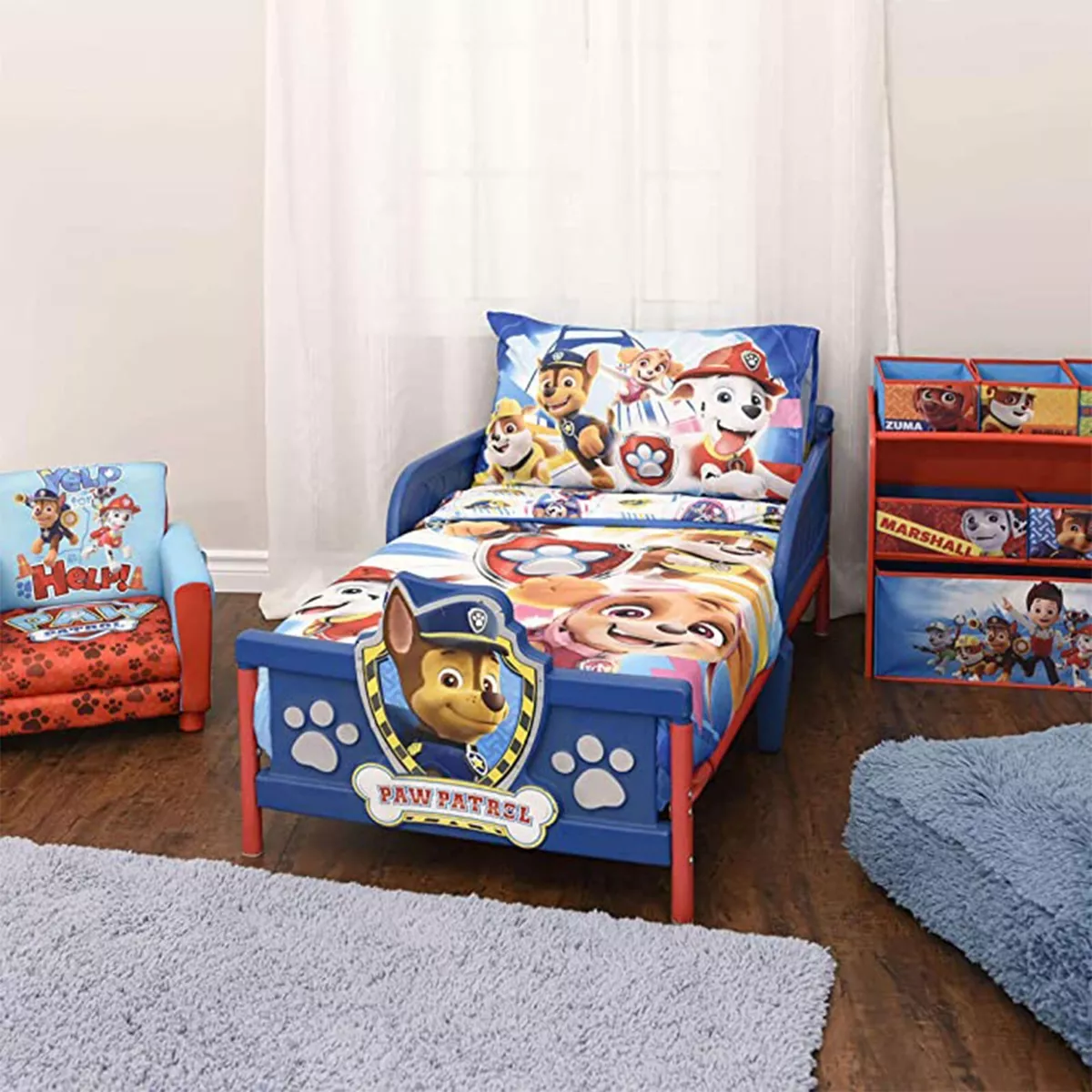 paw patrol toddler bedding