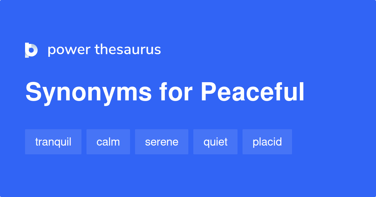 peaceful synonym