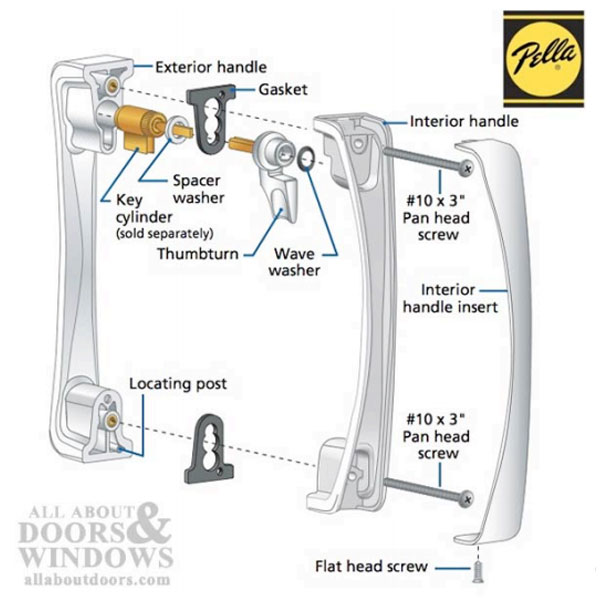 pella sliding door adjustment