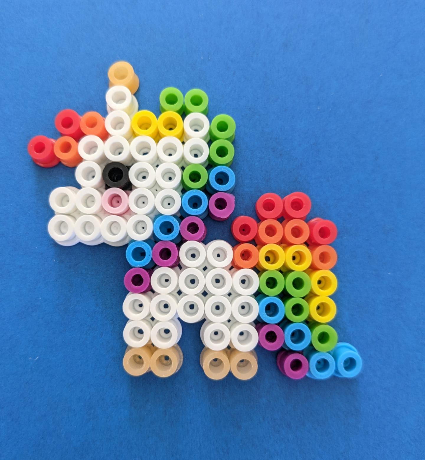 perler bead unicorn