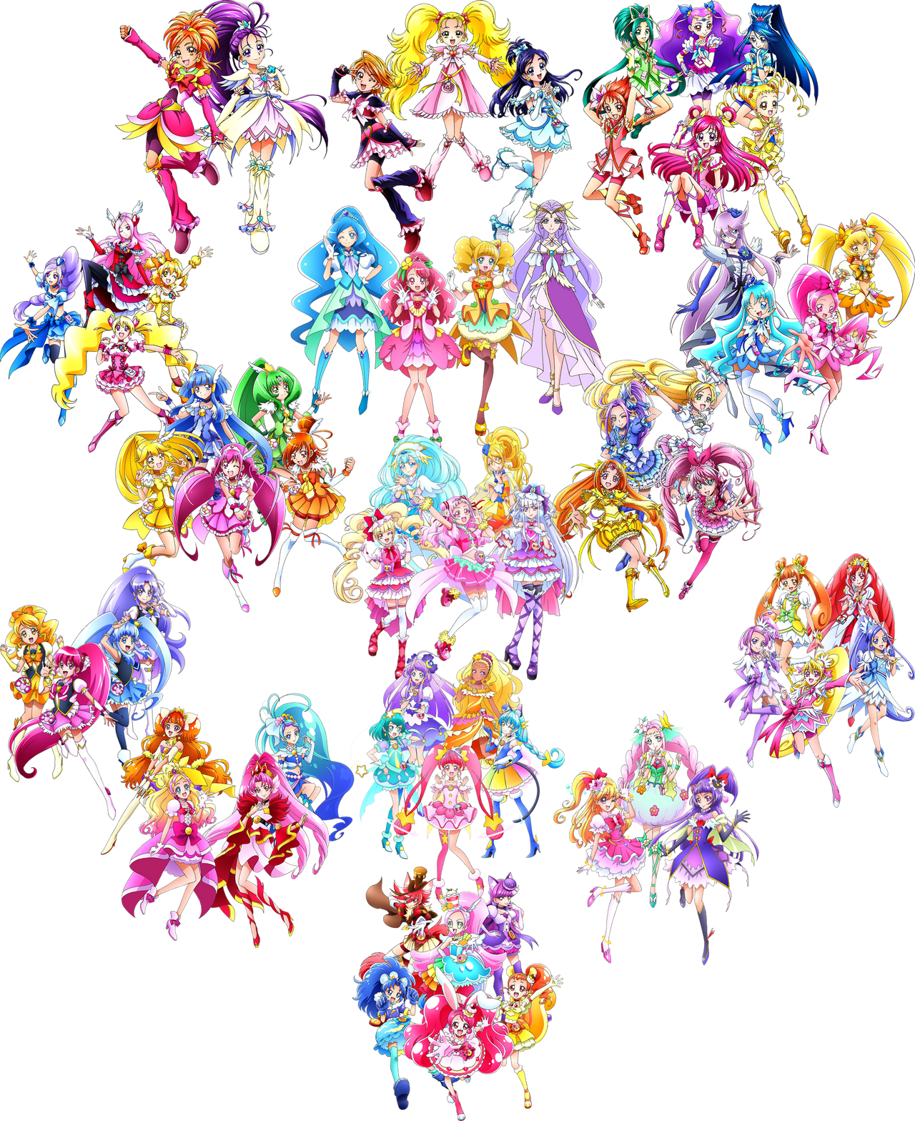 personajes de pretty cure