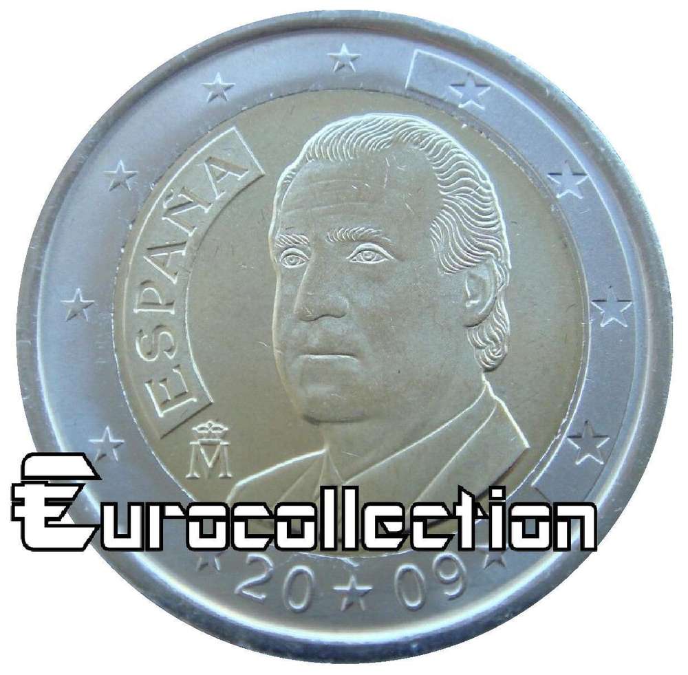 piece 2 euros rare espagne 2001