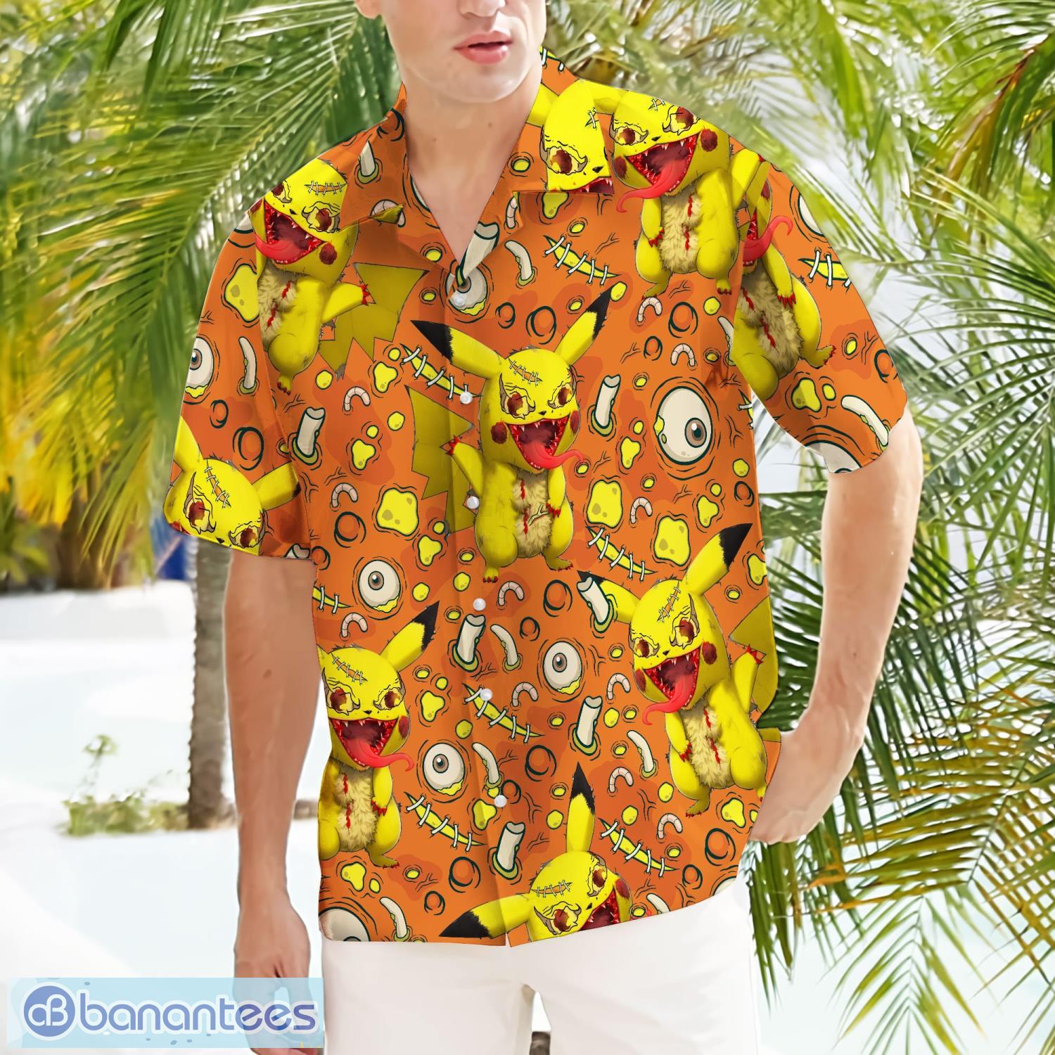 pikachu hawaiian shirt