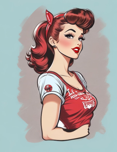 pin up dibujos imagenes