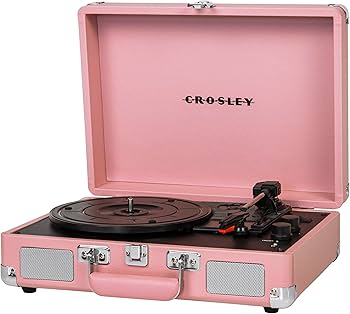 pink crosley record player