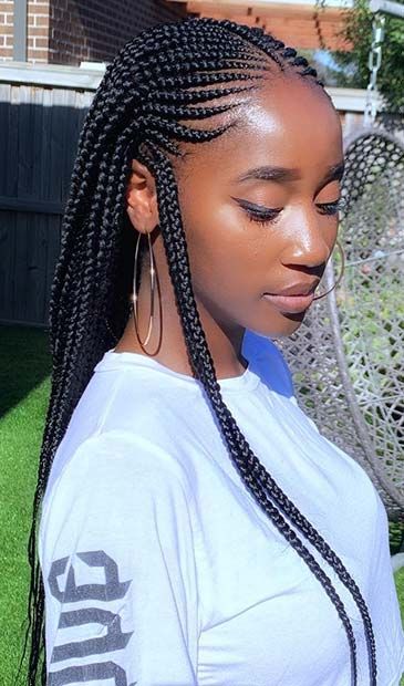 pinterest feed in braids