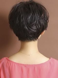 pixie cut back view