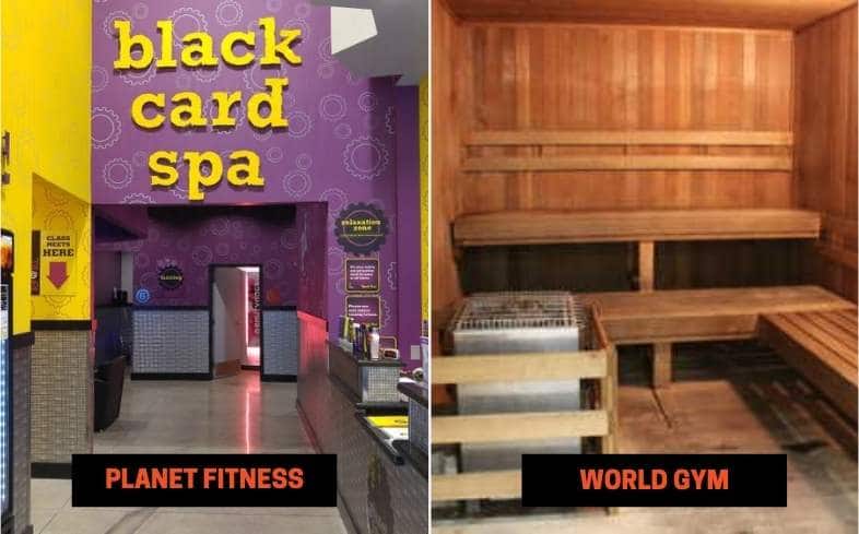 planet fitness tiene sauna