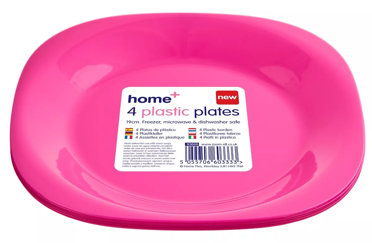 plastic plates that are microwave and dishwasher safe