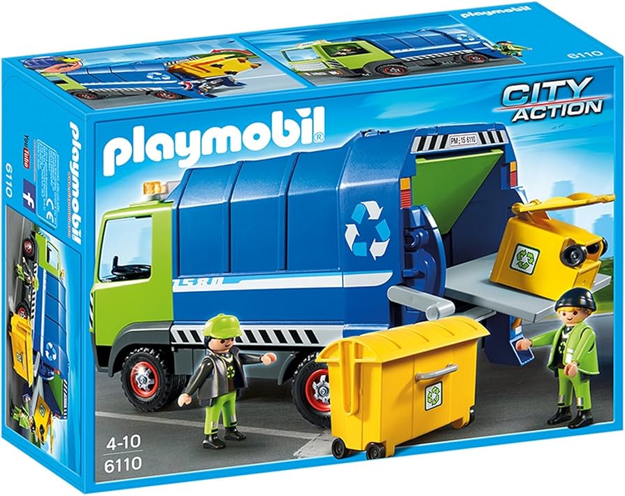 playmobil bin truck