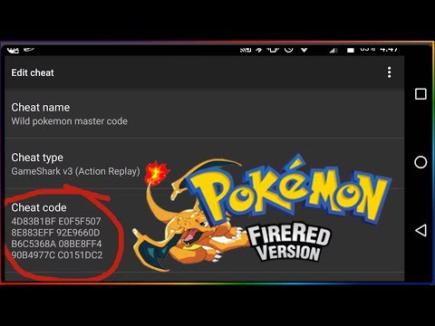 pokemon red emulator cheats