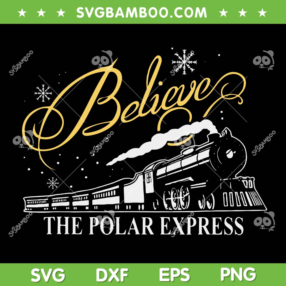 polar express shirt svg