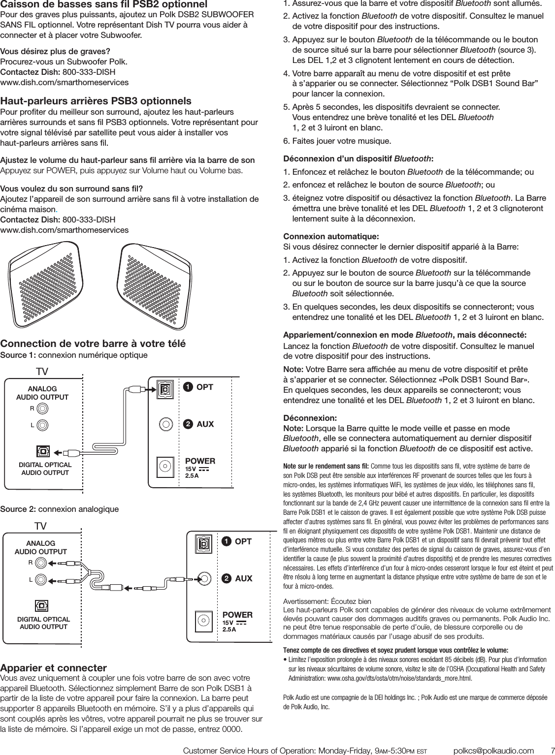 polk dsb1 soundbar manual