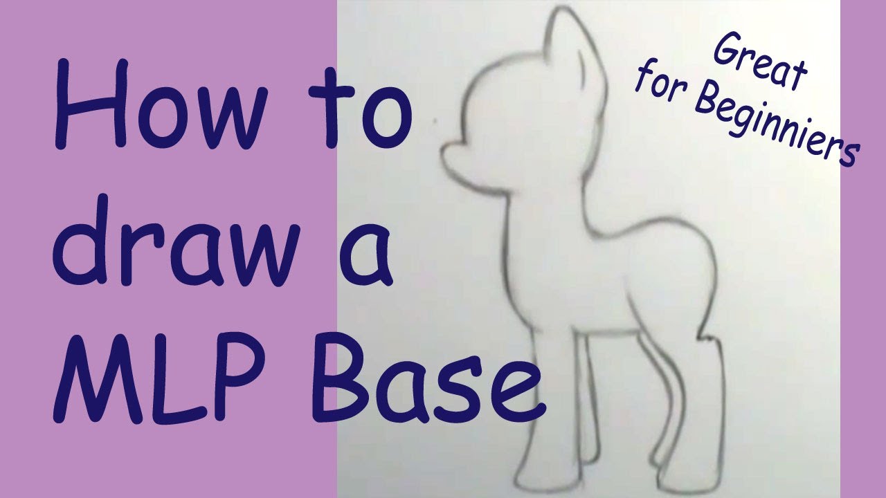 pony drawing base