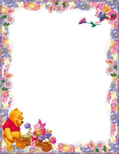 pooh border design