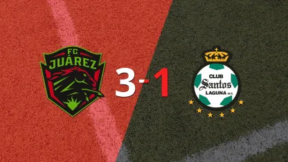 posiciones de fc juarez contra santos laguna