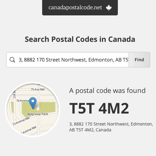 postal code lookup saskatoon