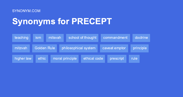 precept synonym