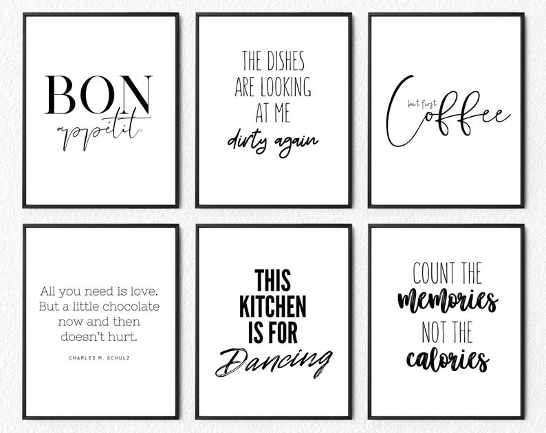 printable kitchen wall art