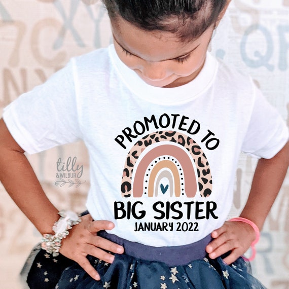 promoted to big sister t shirt