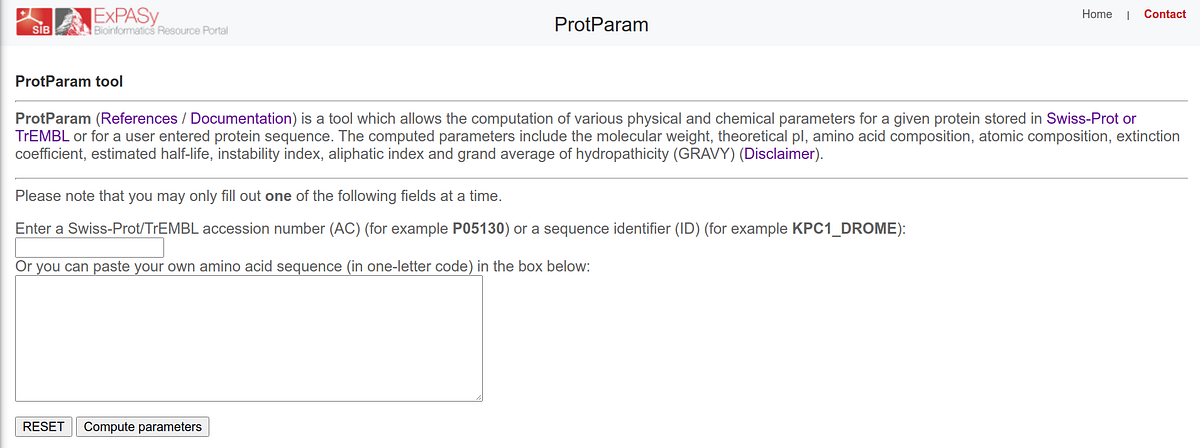 protparams