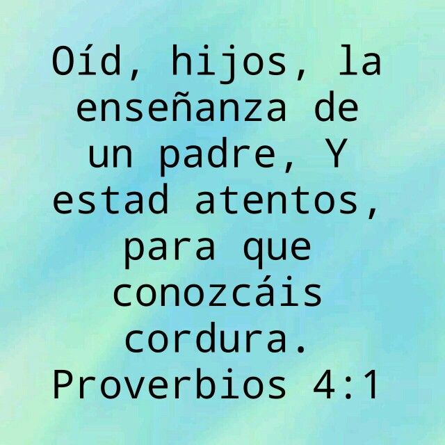 proverbios 4 1