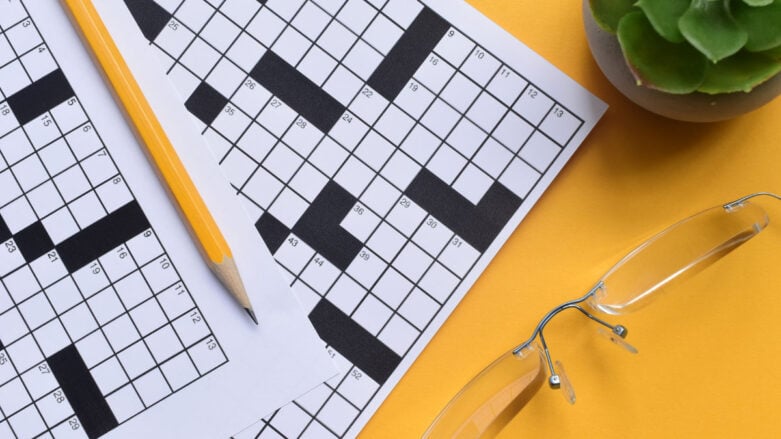 pucker crossword clue