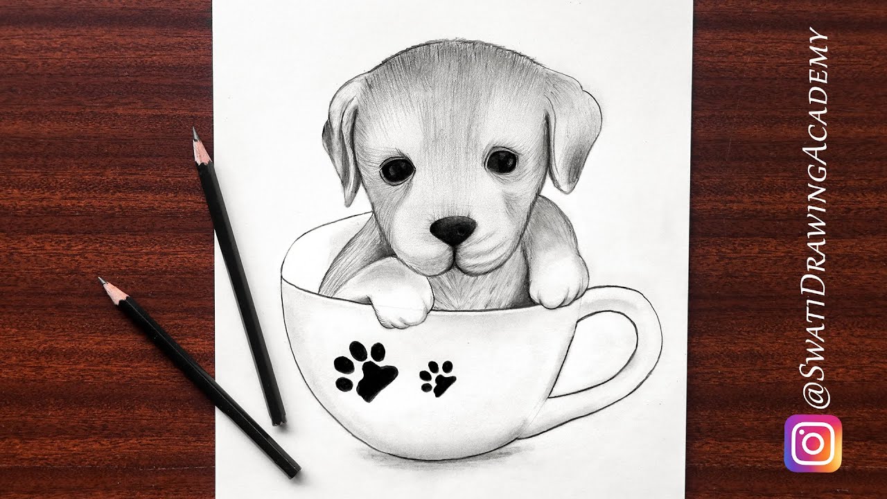 puppy images drawing